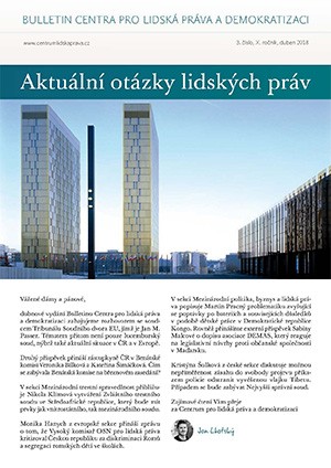 Titulní strana Bulletinu